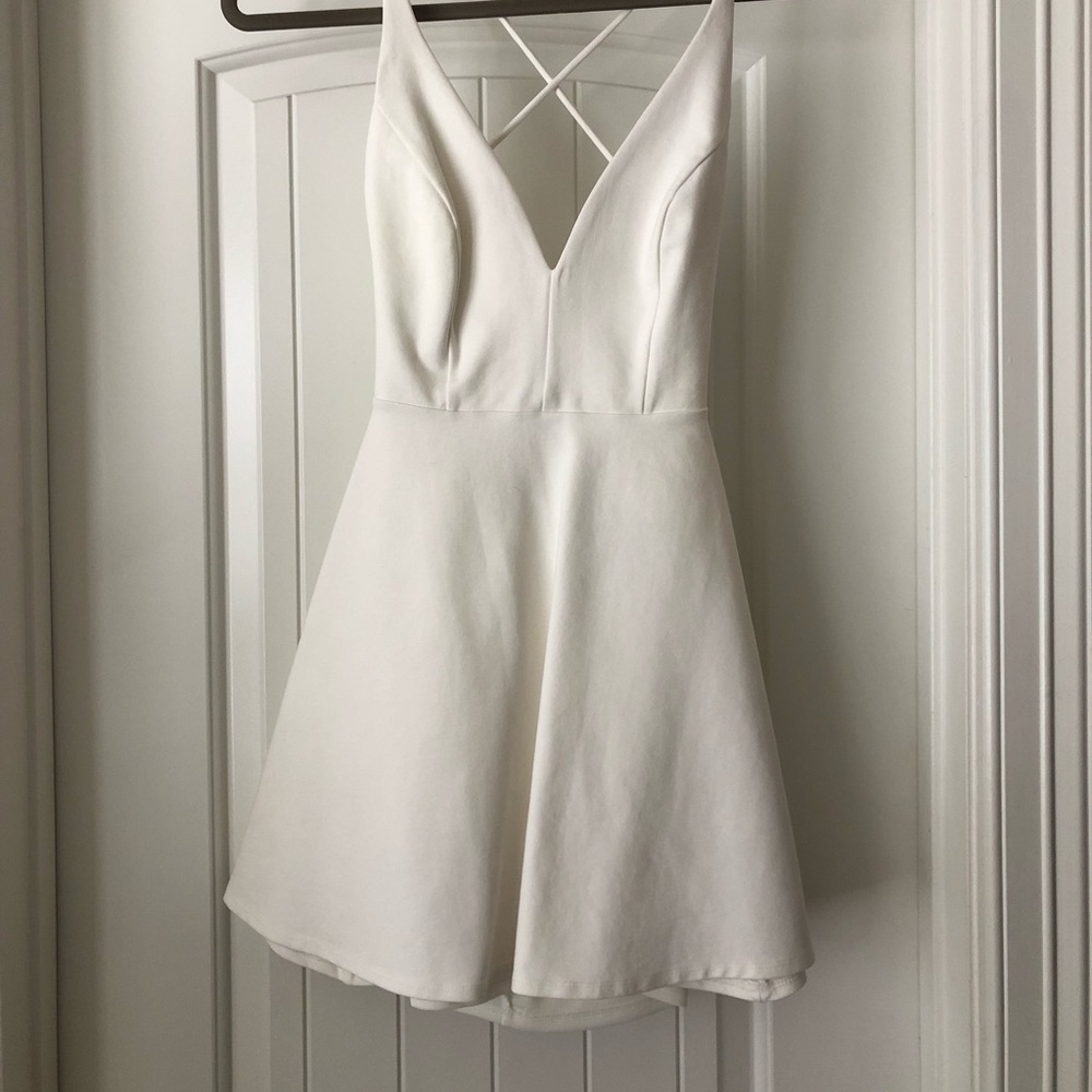 Spaghetti Criss-Cross Skater Dress